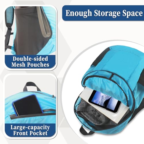 Mochila Deportiva Ligera Impermeable 16L miniatura 6