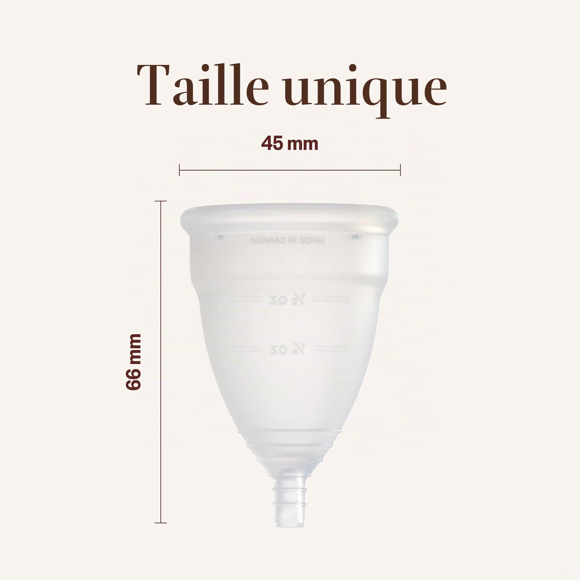 DivaCup Menstrual Cups Modèle 2. 100% Silicone de Qualité Médicale. Alternative Sûre et Sans Fuite aux Serviettes Hygiéniques et aux Tampons.