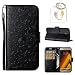 Produktbild für Samsung Galaxy A7 (2017) Hülle Geprägte Muster Handy PU Leder Silikon Schutzhülle Handy case Book Style Portemonnaie Design für Samsung Galaxy A7 (2017) + Schlüsselanhänger/*126) (2)