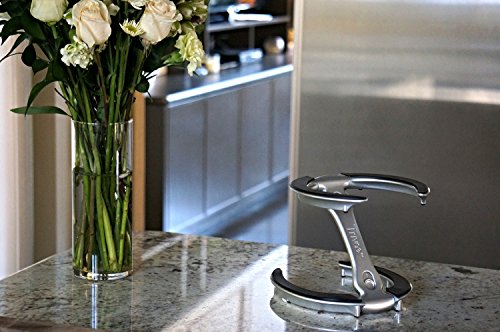 Trivae Unique Patented Pan Lid, Utensil And Pot Holder, Dish/Cake Serving Stand And Trivet In One For The Kitchen Lover #TOP6