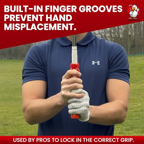 Image of Golf Grip Trainer - Golf Training Aid for Correct Hand Positioning, Fits All Golf Clubs, Build Proper Grip Fundamentals for Consistent Practice