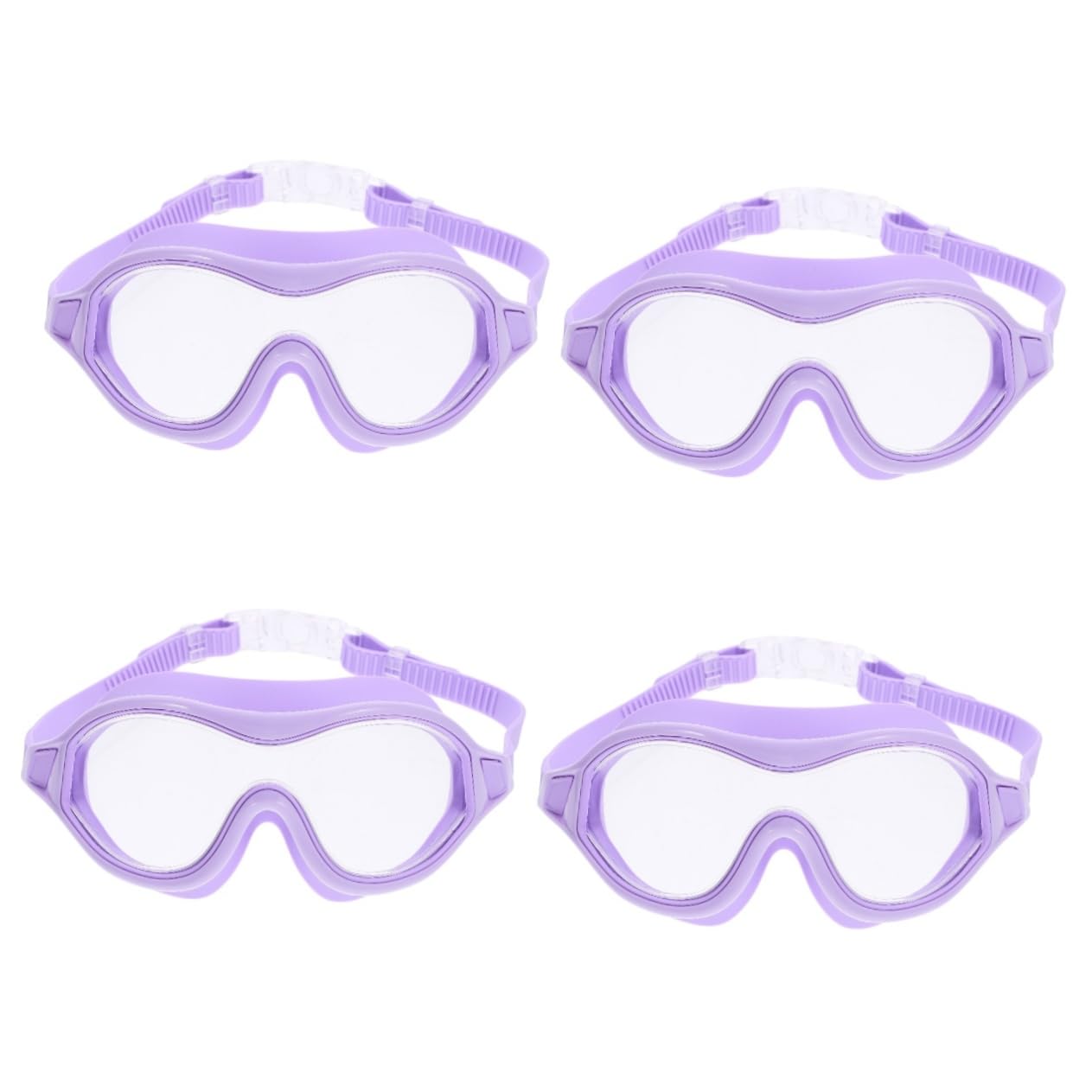 POPETPOP 4 Szt Wodoodporne Okulary Pływackie Gogle Do Pływania Okulary Pływackie Lekkie Sportowe Do Pływania Mężczyźni Kobiety Gogle