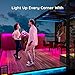 Govee 16.4ft LED Strip Lights, Color Changing Light Strips with Remote, RGB LED Lights for Room, Bedroom, Living Room, Kitchen, Home, Party, Ceiling