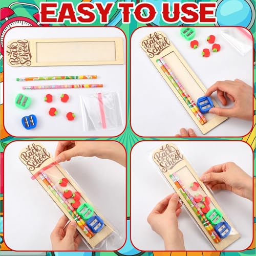 Set de 450 lápices de grafito multicolor para escuela miniatura 5