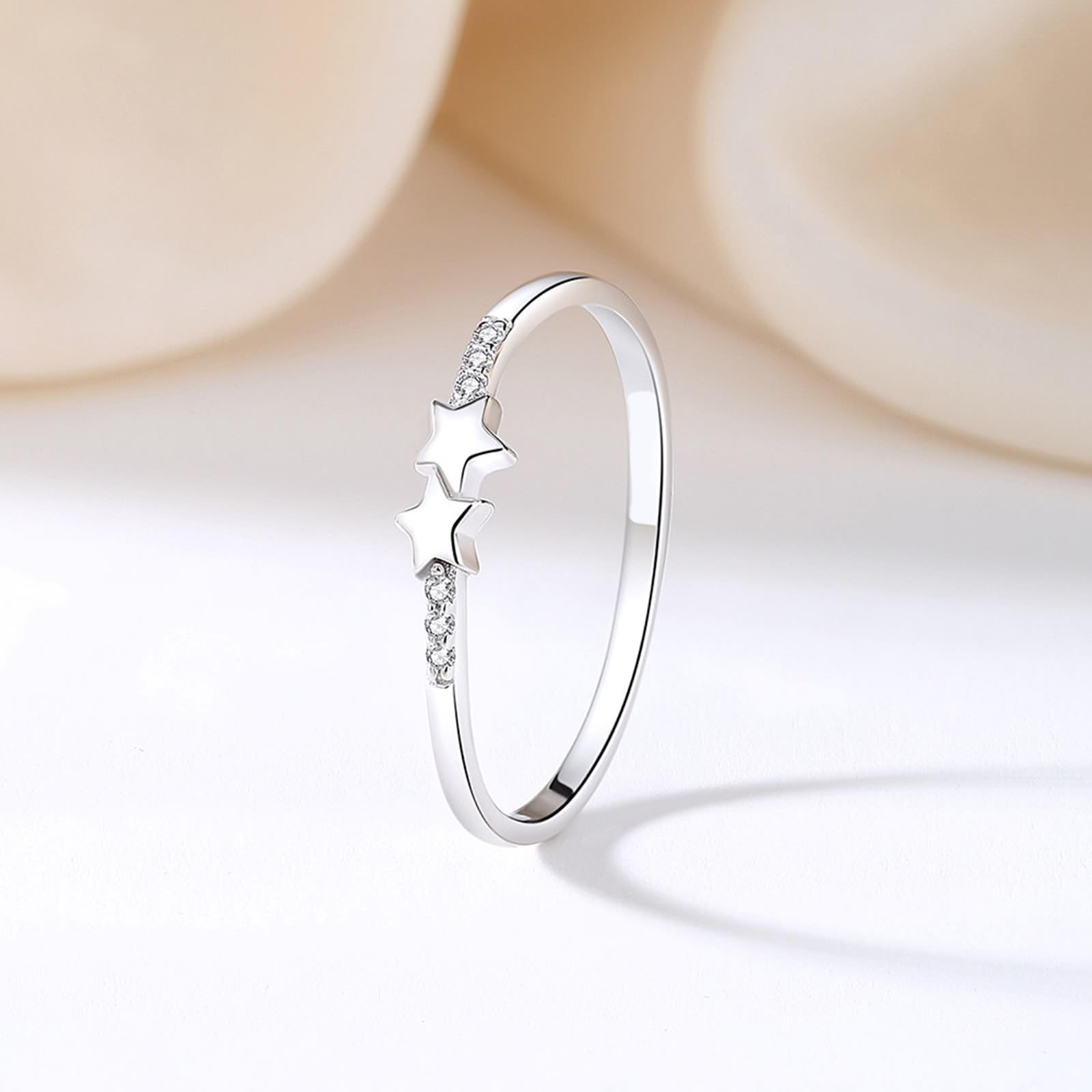 Pierścionek zaręczynowy 18K 750 żółte złoto, gwiazda pierścionek partnerski z diamentem prawdziwa biżuteria, pierścionek ślubny PT950 Platinum, rozm. 47-65