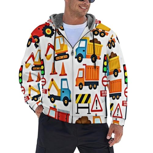 Veste polaire de randonnée homme pour le travail en extérieur et le sport en automne