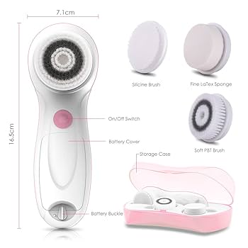 TOUCH 2 in 1 Body and Face Wash Brush T… Amazon.com: TOUCHBeauty Facial Cleansing & Exfoliator Brush