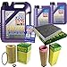 Produktbild Filter Set Inspektionspaket 7 Liter Liqui Moly Motoröl Leichtlauf High Tech 5W-40 MANN-FILTER Innenraumfilter Luftfilter Ölfilter