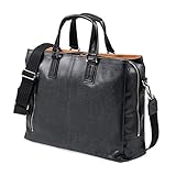 [サンワダイレクト] 日本製 ビジネスバッグ 豊岡縫製×岡山デニム 12ポケット 2WAY 撥水加工 自立 ブラック 200-BAG146BK