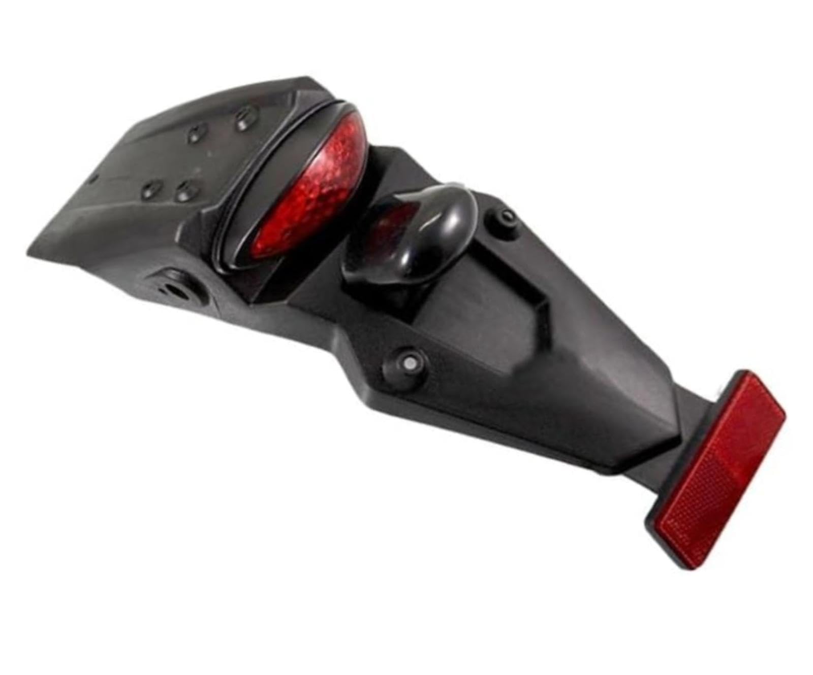 Lampa tylna motocykla 12 V, tylna lampa stopu, tablica rejestracyjna, do zabrudzenia terenowego Tylne światło hamowania do roweru Tylne światło hamowania do roweru