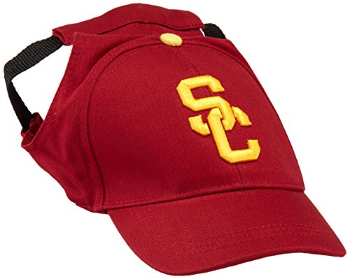 Littlearth USC Trojans NCAA Pet Baseball Hat,Medium