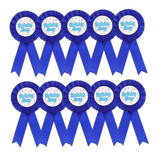 Didiseaon 10pcs Boys Birthday Corsage Boys Party Accessory Bright Tones Dress-up Stage Performance