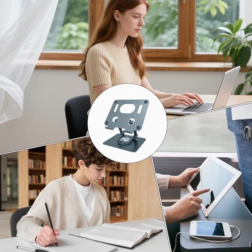 Support informatique ergonomique Teksome réglable et rotatif