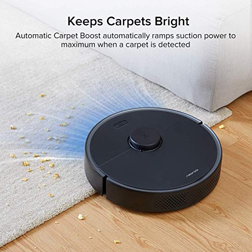 Image of roborock S4 Max Robot Vacuum with Lidar Navigation, 2000Pa Strong Suction, Multi-Level Mapping, No-go Zones, Ideal for Carpets and Pets Robotic Vacuum(Renewed)