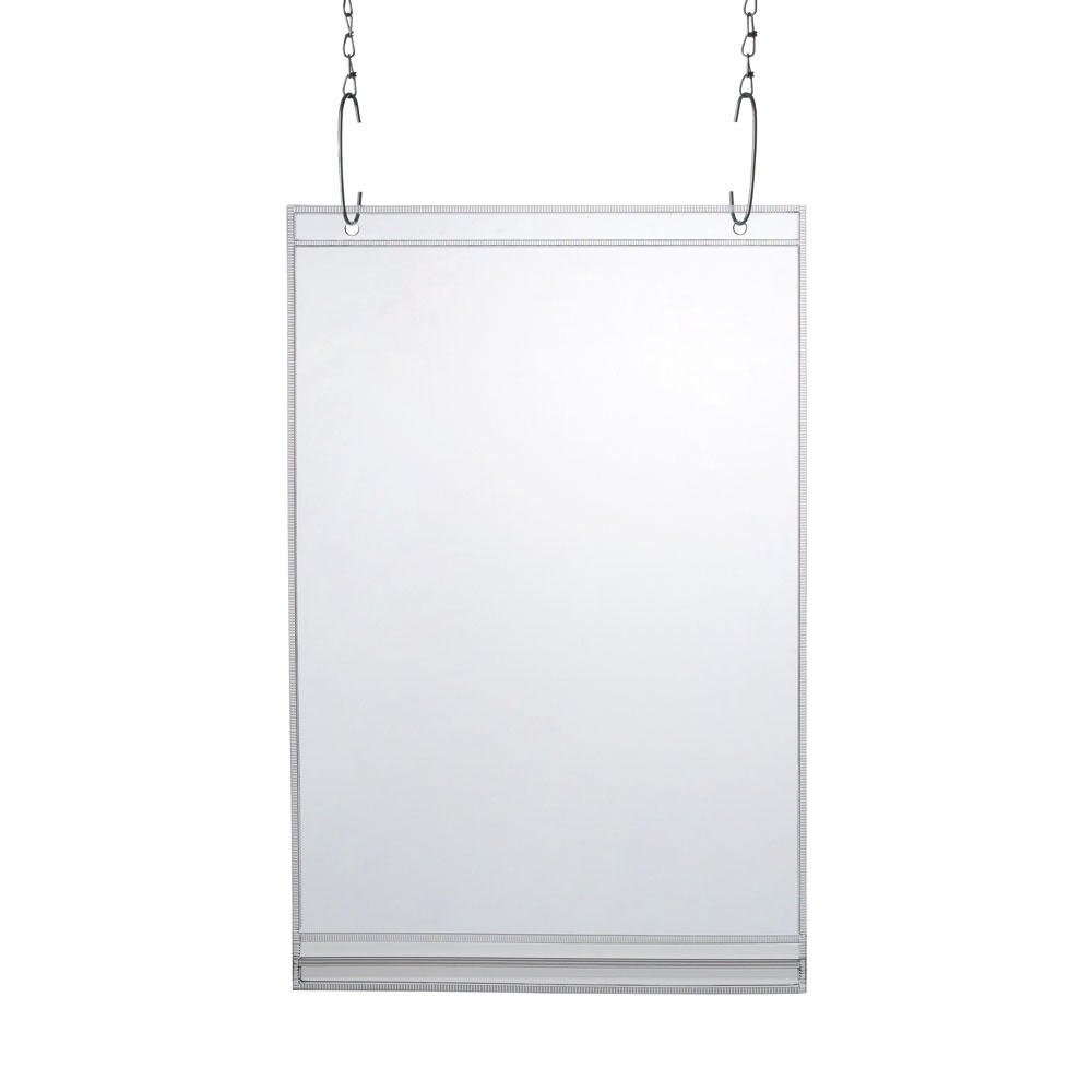 10 x wasserdichte Plakattasche DIN A3 Hochformat / Sichttasche / mit 2 Bohrungen / transparent