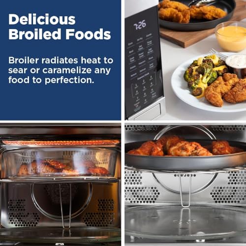 Ge E99GEGCST10A1WSS Gcst10A1Wss 3-In-1 Microwave Oven 1,050 Watts Air Fryer Broiler & Convection 1.0 Cu. Ft Bundle thumb #2