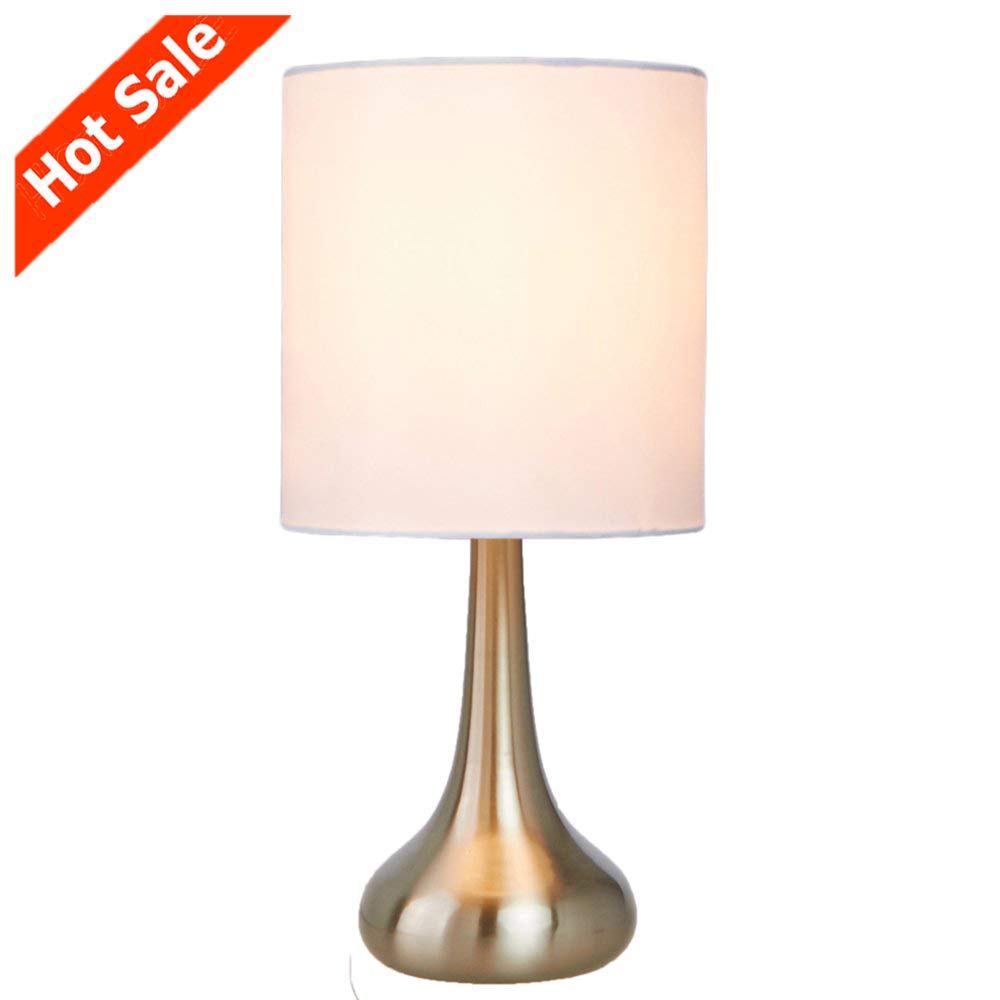 small brushed nickel table lamp