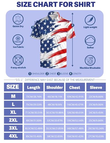 Golf Polo Shirts for Men Funny Short Sleeve Polo Shirts Golf Gifts Quick Dry Moisture Wicking Mens Hawaiian Polos Shirt 6