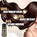 Dark Brown Plant-Based Hair Color Shampoo for Women & Men - 3 in 1 for 100% Grey Coverage in 15 Minutes, Instant Natural Dye for All Hair Types, Para Canas