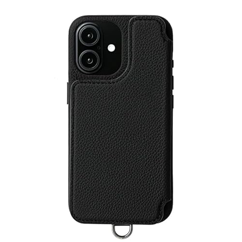 �y DEMIU �f�~���E �z �k iPhone�Ή� 17�p �l �X�}�z�P�[�X �g�уJ�o�[ ��Phone �w�� �蒠�^ �{�v �J�[�h���� �v���[���g �M�t�g �|�V�F�t���b�g POCHE FLAT�k �u���b�N �l