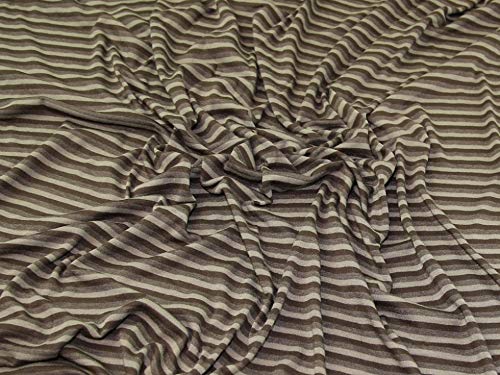 Sweater Knit Fabric Brown - per metre