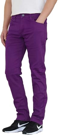 AIRNINE Mens Twill Stretch Skinny Fit Jeans AL937#1