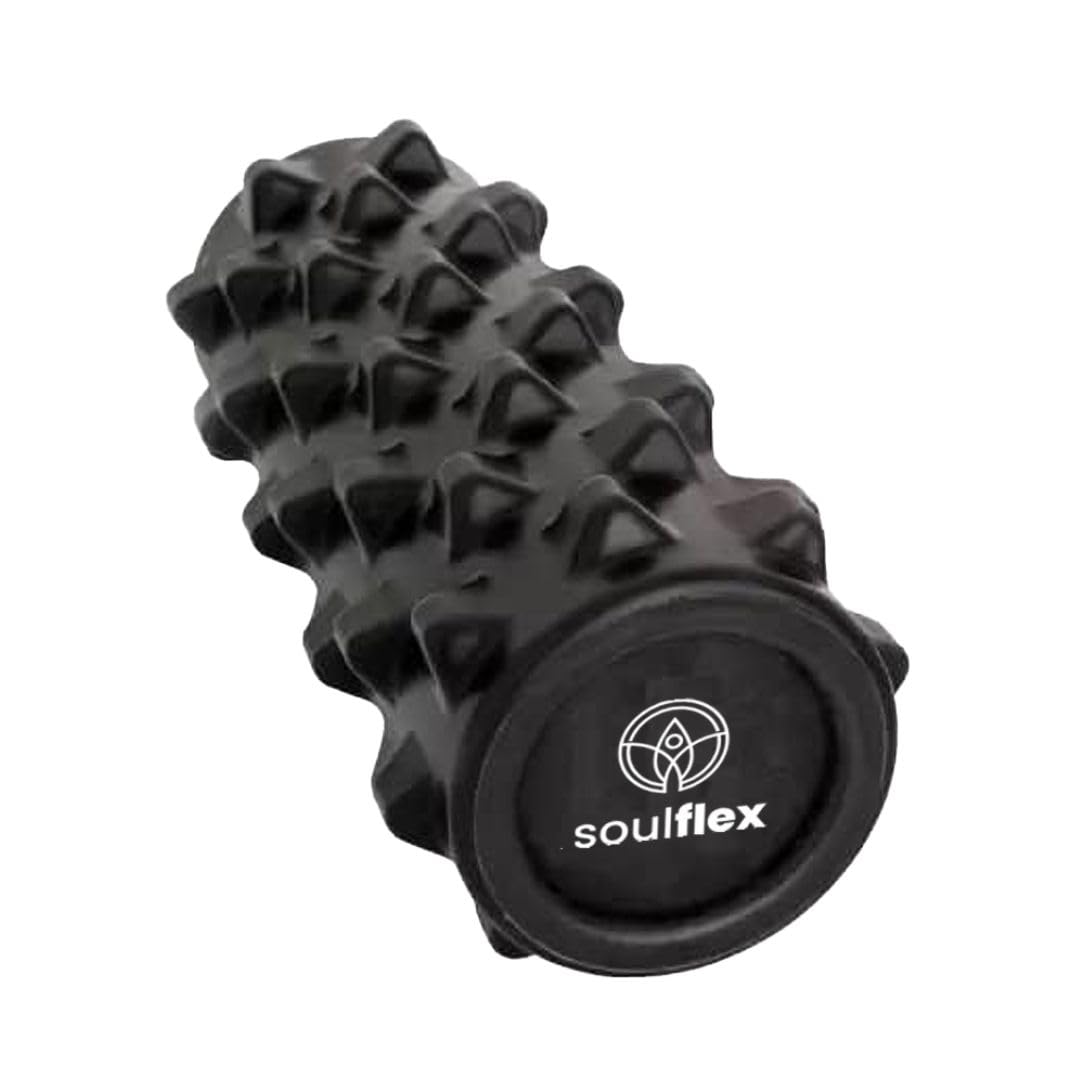 Soulflex EVA Foam Roller | Medium Density Massage Roller For Deep Tissue & Trigger Point Release | Fitness Roller For Pain Relief & Recovery | Acupressure Roller For Men & Women (Black) (B0DC6PW2ZD) Amazon Price History, Amazon Price Tracker
