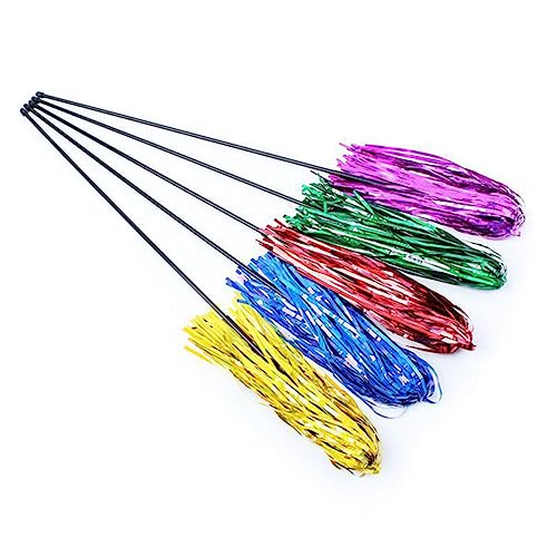 Milisten 3個 猫 おもちゃ 猫 おもちゃ ファジー ボール クレイジー スクラッチャー スクラッチ パッド おもちゃ ピカピカ ポインター 猫 スティック おもちゃ 首 猫 杖 おもちゃ