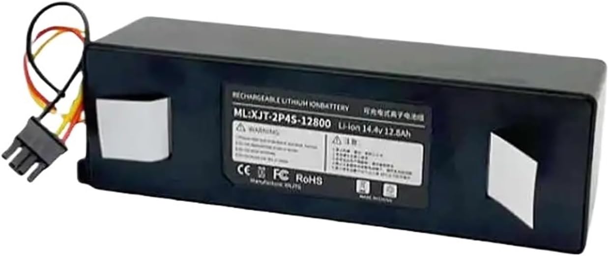 14.4V Vacuum Cleaner Lithium Ion Battery Accessories, Compatible for Mi Home, S55 S60 S65 S50 S51 S5 MAX S6 Battery Replacement Parts(14.4v 5200mAh)