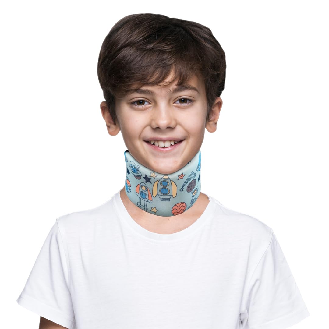 Vissco Champ Cervical Collar for Kids Provides support from Neck Injuries, Surgery or Nerve Compression, Cervical Spine Immobilization & Pain Relief-image-26