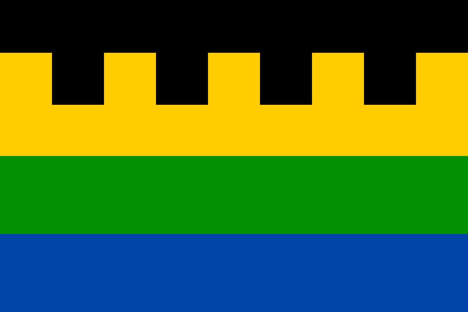 Drapeau de Frymburk Klatovy grand format pour mât extérieur et décoration