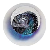Glass Eye Studio Black Hole Blown Glass Paperweight