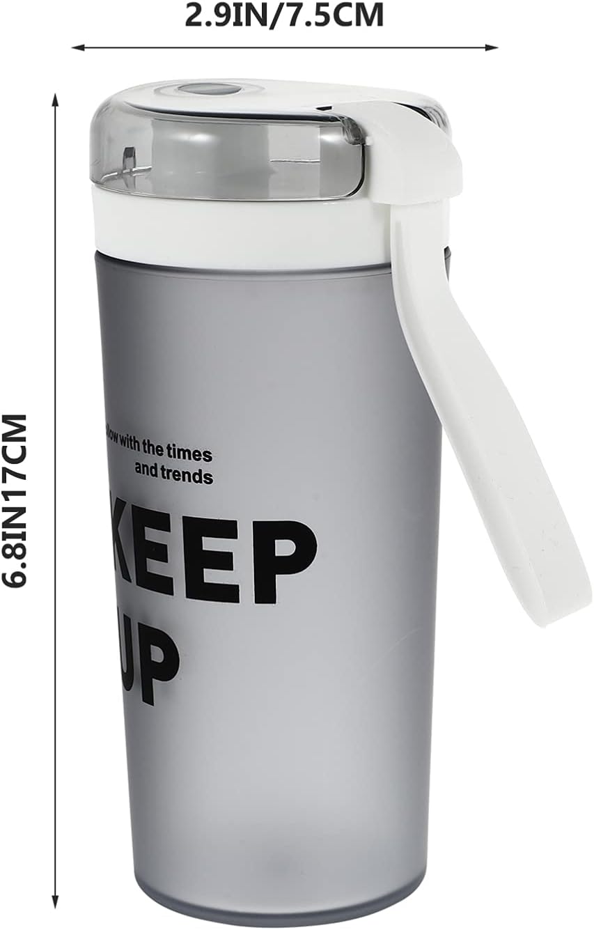 上質 Lurrose プロテインシェイカー シェーカーボトル ブレンダーボトル シェイカー プロテイン 400ml 水筒 漏れ防止 食洗機対応 大容量 Pc製品 灰色 Wisp Mx