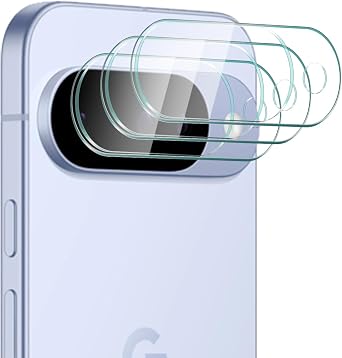3 Pack for Google Pixel 10 Camera Lens Protector, Tempered Glass Film 9H Hardness, Scratch Resistant, HD Clear, Case Friendly
