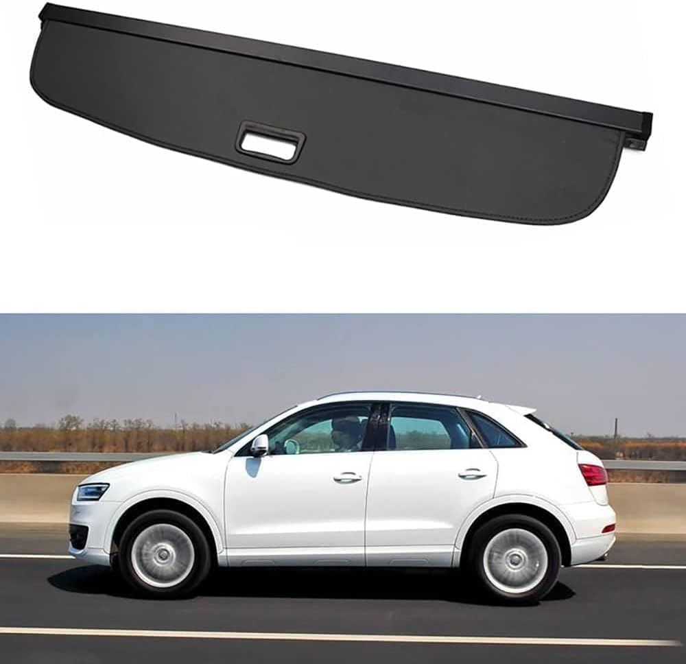 Cubreobjetos para Audi Q3 2010-2015: cubierta de maletero extensible para sus viajes en coche
