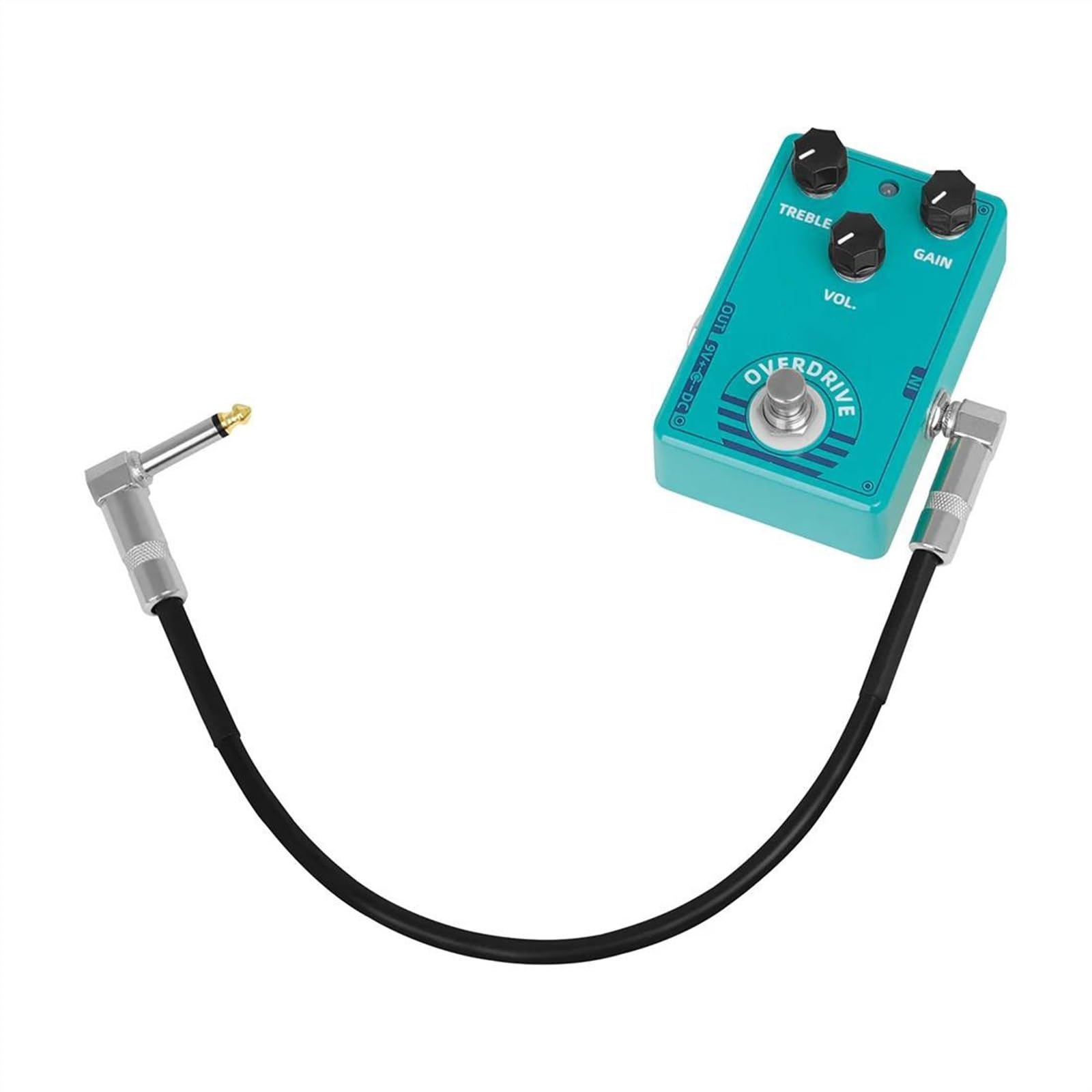 cable de audio de guitarra Cable De Efectos De Guitarra De 15/30/50 Cm Cable De Pedal Cable De Conexión Para Instrumentos Cable De 6,35 Mm Para Efectos De Guitarra Eléctrica Cabezal De Metal Para Guit