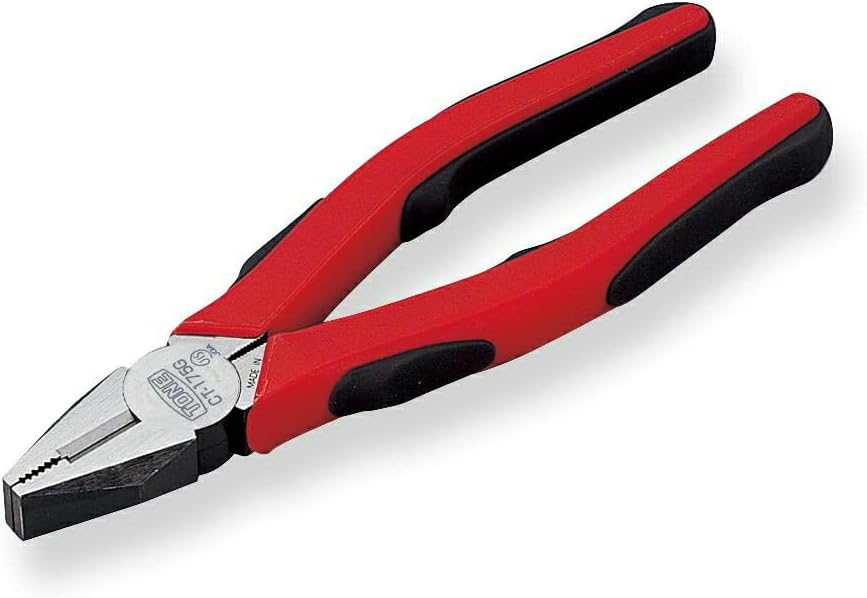 TONE Linemen Pliers CT-175G Red Overall Length 190mm