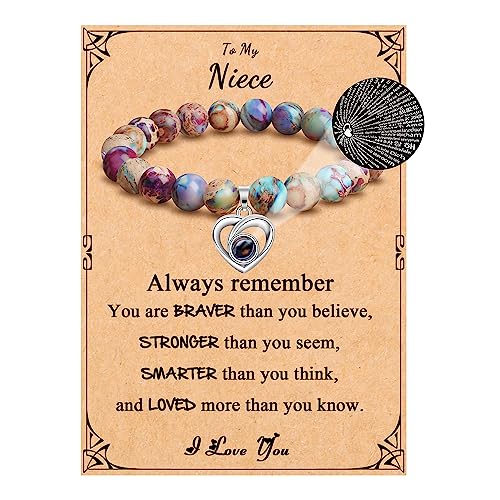 JoycuFF Gifts for Women 𝟭𝟬𝟬 𝗟𝗮𝗻𝗴𝘂𝗮𝗴𝗲𝘀 𝗜 𝗟𝗼𝘃𝗲 𝗬𝗼𝘂 𝗕𝗿𝗮𝗰𝗲𝗹𝗲𝘁 Anniversary Mothers Day Christmas Birthday Gifts for Daughter Granddaughter Sister Niece Girlfriend Wife Women