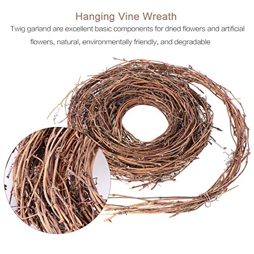 image for WINOMO DIY Crafts Natural Grapevine Twig Garland DIY Crafts Wreaths an