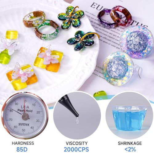 LET'S RESIN UV Resin, 300g Hard Resin Kit for Craft, Casting, Silicone Mold - Image 4