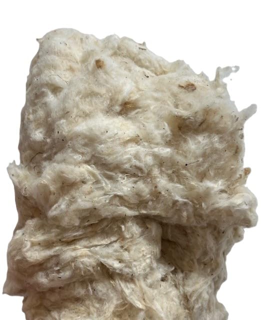 Bee Smoker Fuel | Beekeeping | 1 pack of 100% Natural Cotton Fiber | Easy to Light | Calms Bees for Easy Hive Maintenance | Cool, Smoldering, Long-Lasting Smoke