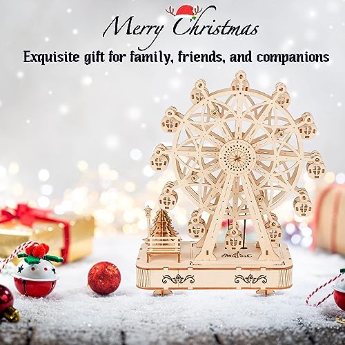 Puzzle 3D grande ruota modello in legno con