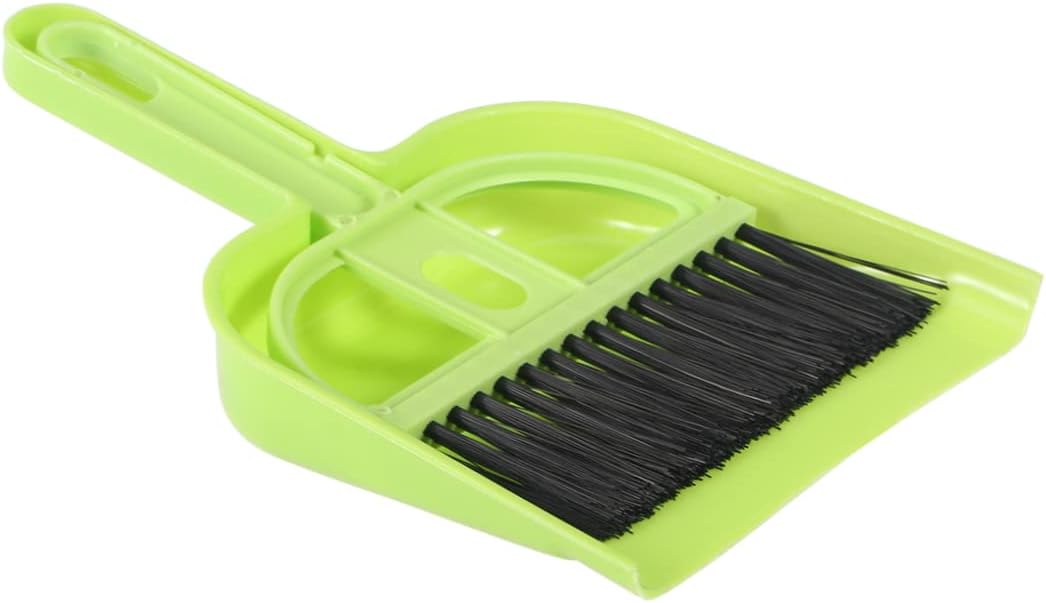Mini Dustpan and Brush Set for Pet Cage Cleaning Compact Hand Broom and Dust Pan for Small Animals Portable Sweeper for Guinea Pigs Hamsters Rabbits and Reptiles