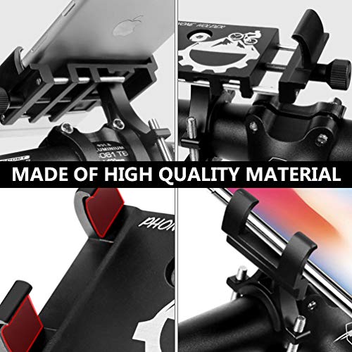 Suporte universal para celular de motocicleta BESPORTBLE com rotação de 360° para bicicleta e motoci