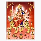Goddess Durga Hindu Yoga Hinduism Sticker Vinyl Bumper Sticker Decal Waterproof 5'