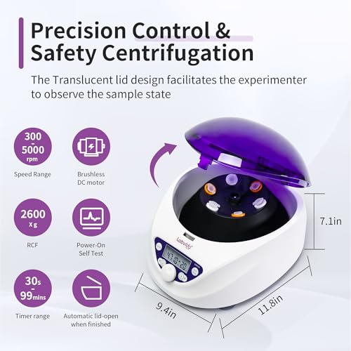 Lab-PRP-Benchtop-Centrifuge-Machine-6x15mL10mL7mL15-5ml-Speed-Range-from-300-5000RPMMax-2600-x-g-RCF-Timer-30sec-99min-with-2-Quick-Start-Programs-LVAI001