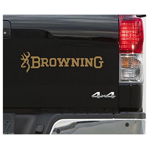Pegatinas para coche, diseño de Browning y Buckmark, para amantes de la caza y la pesca, 500 mm