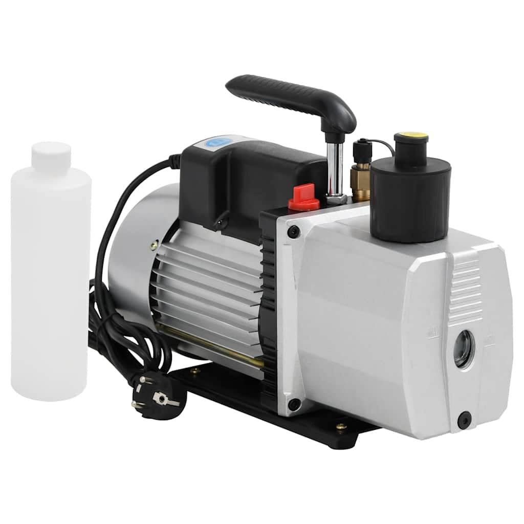 2-Stufige Vakuumpumpe 100 L/Min für Klimaanlagen und Kältesysteme, Aluminiumgehäuse mit Ölschauglas und Tragegriff, geeignet für Kühlsysteme, Druckmaschinen, medizinische Geräte
