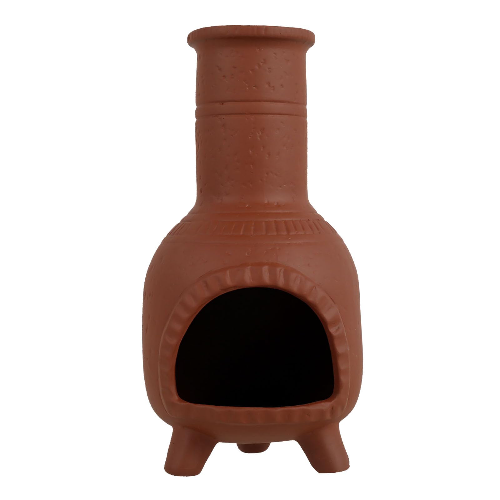 Alongen Terracotta Ceramic Chiminea Incense Dish, For Sage Incense Tea Light Mexican Style Handmade Scent Wood Stand Multipurpose Sage Holder For Living Room Study Room
