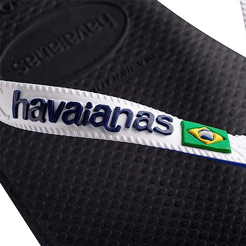 Chinelo Top Mix Brasil, Havaianas, Adulto Unissex, Preto, 41/42